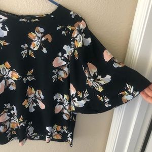 Dress top, bell sleeves!